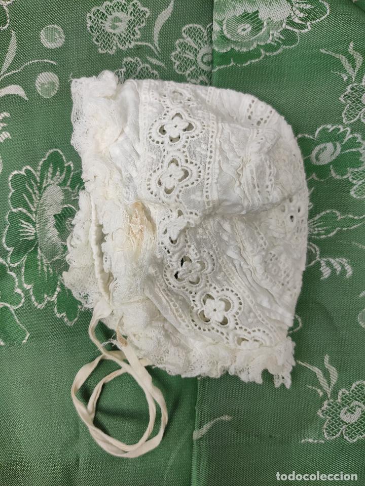 Antig&uuml;edades: Antiguo gorrito de ni&ntilde;o - Foto 4