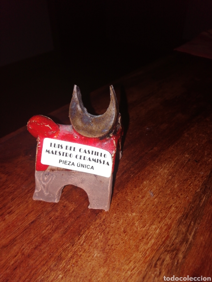 Antig&uuml;edades: Torito cer&aacute;mica - Foto 3