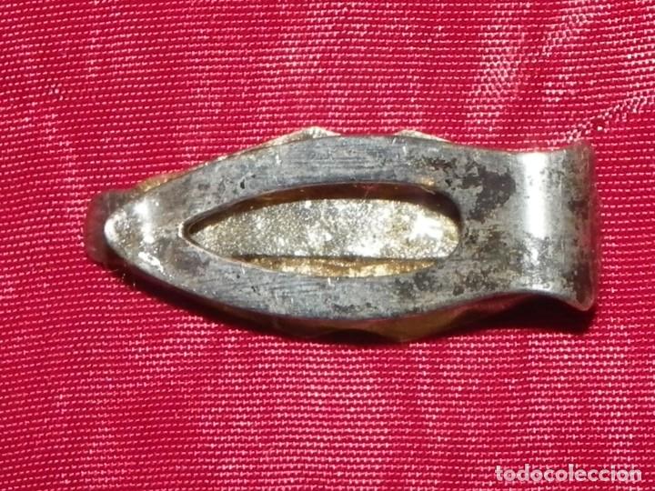 Antig&uuml;edades: Pinza billetera caballos esmalte y plata - Foto 24