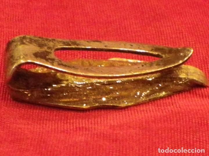 Antig&uuml;edades: Pinza billetera caballos esmalte y plata - Foto 27
