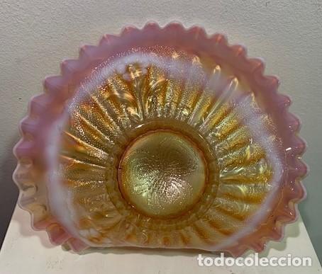 Antig&uuml;edades: Carnival glass, plato. - Foto 4