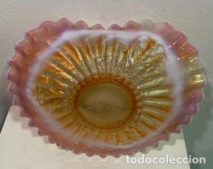 Antig&uuml;edades: Carnival glass, plato. - Foto 5