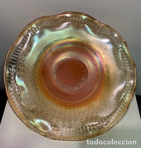 Antig&uuml;edades: Carnival glass, plato. - Foto 3