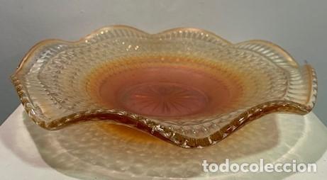 Antig&uuml;edades: Carnival glass, plato. - Foto 1