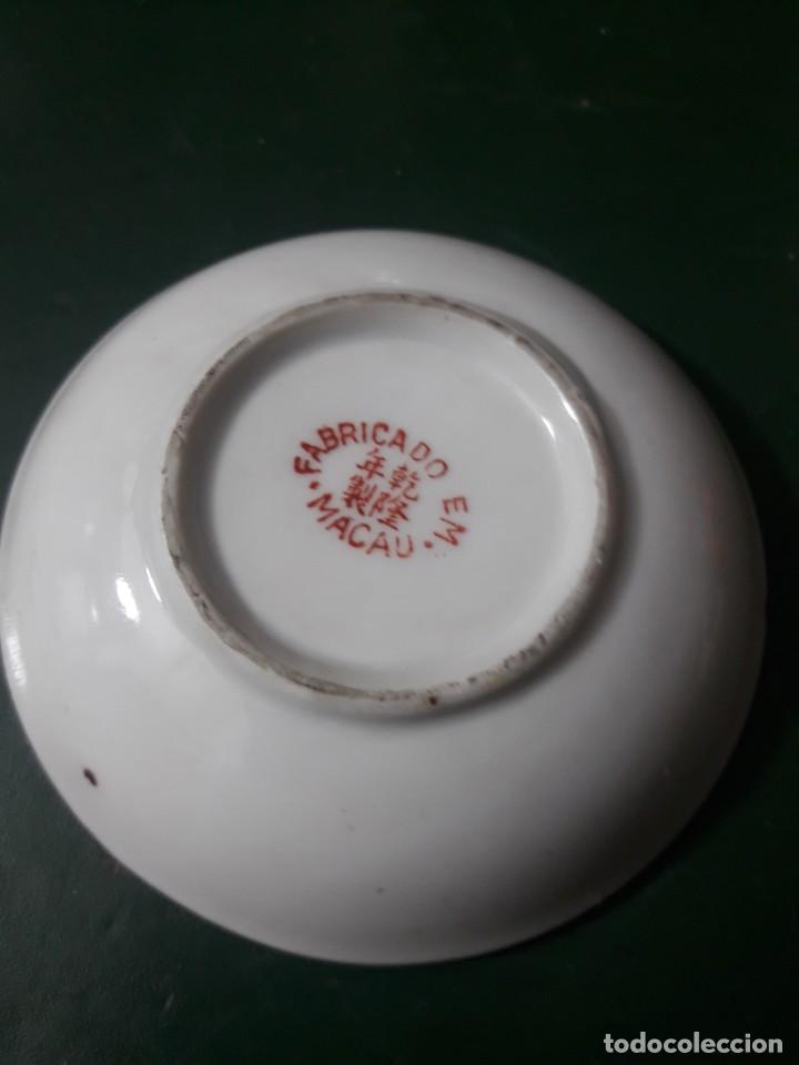 Antig&uuml;edades: Platito porcelana macau - Foto 2