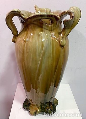 Antig&uuml;edades: Jarr&oacute;n esmaltado de &eacute;poca modernista. - Foto 4