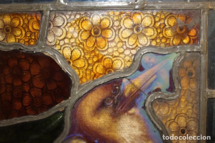 Antig&uuml;edades: vidriera cristal emplomado - Foto 2