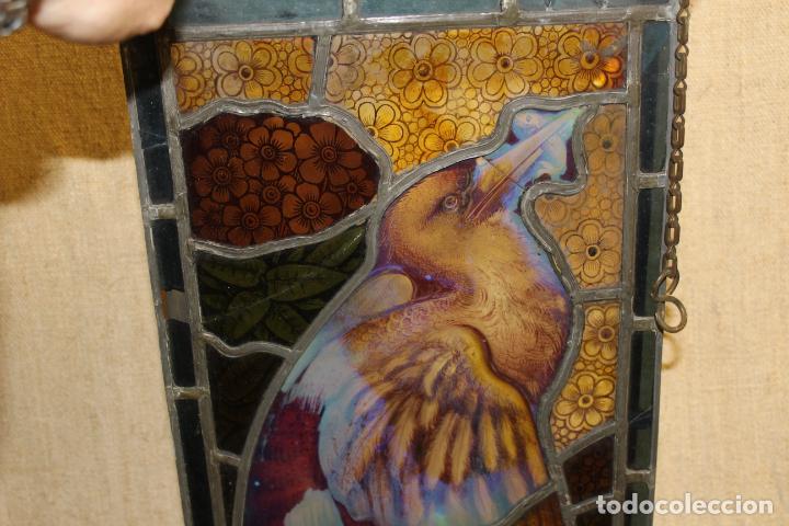 Antig&uuml;edades: vidriera cristal emplomado - Foto 4