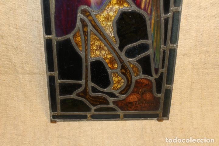Antig&uuml;edades: vidriera cristal emplomado - Foto 5