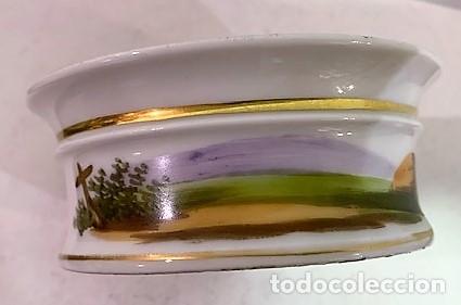 Antig&uuml;edades: Tintero de porcelana. - Foto 6