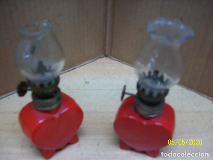 Antig&uuml;edades: PAREJA DE QUINQUES - Foto 3