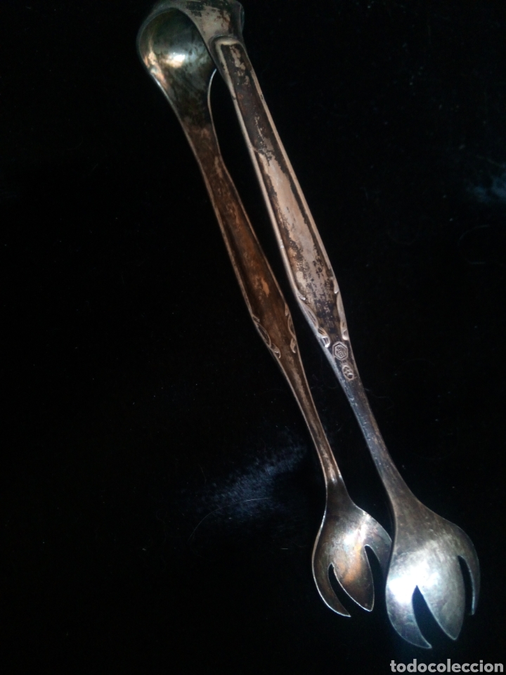 Antig&uuml;edades: Antiguas pinzas de az&uacute;car plata - Foto 6