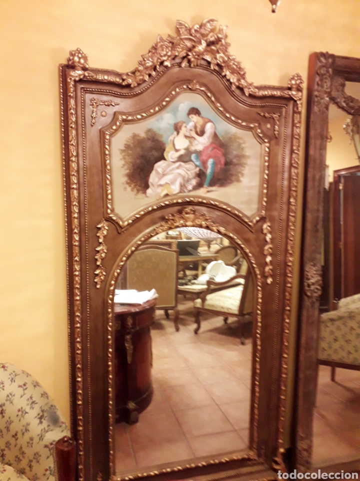 Antig&uuml;edades: ESPEJO DECORATIVO LUIS XV - Foto 1