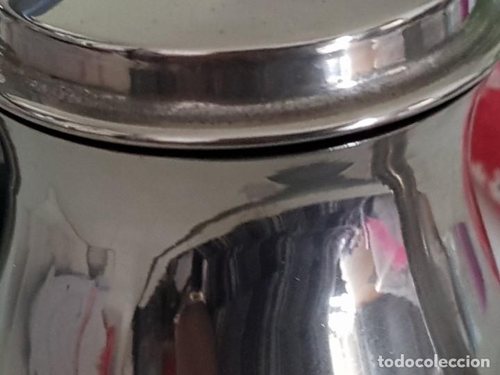 Antig&uuml;edades: antiguo juego de te plateado - Foto 4