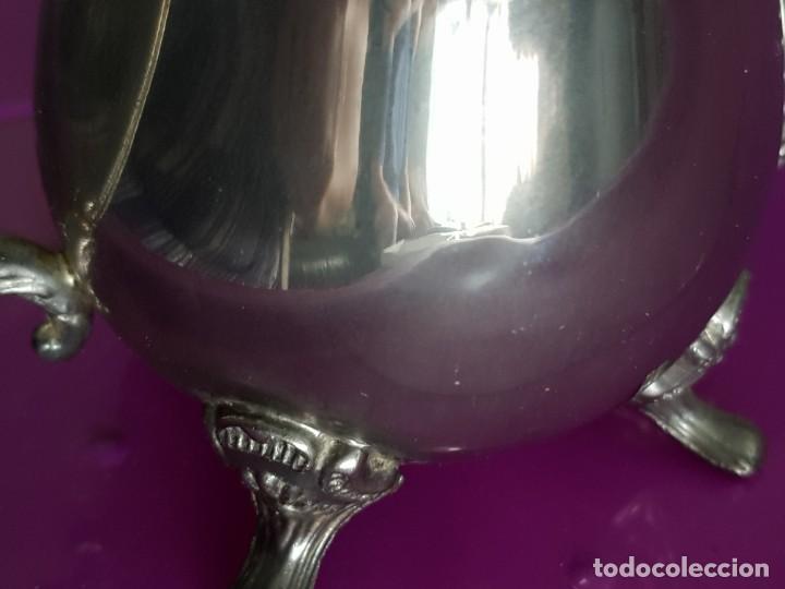 Antig&uuml;edades: antiguo juego de te plateado - Foto 5