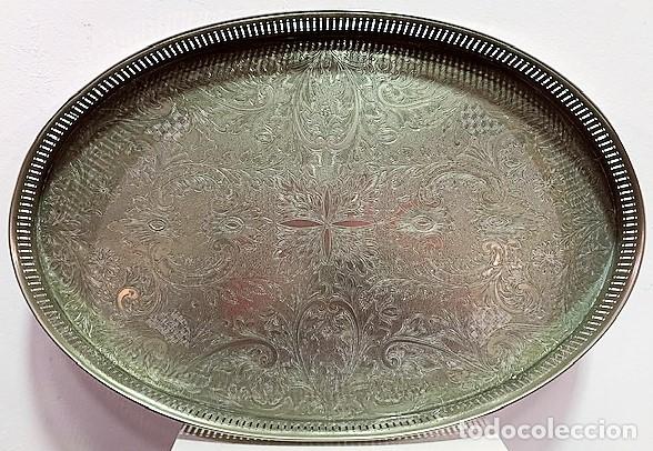 Antig&uuml;edades: Bandeja plateada Shefield - Foto 1