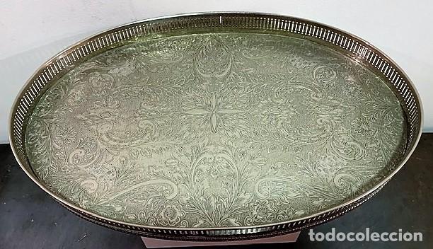 Antig&uuml;edades: Bandeja plateada Shefield - Foto 3