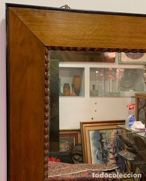 Antig&uuml;edades: Marco con espejo. Siglo XIX. - Foto 2