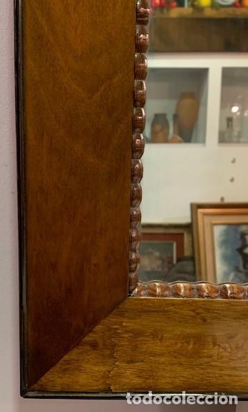 Antig&uuml;edades: Marco con espejo. Siglo XIX. - Foto 3