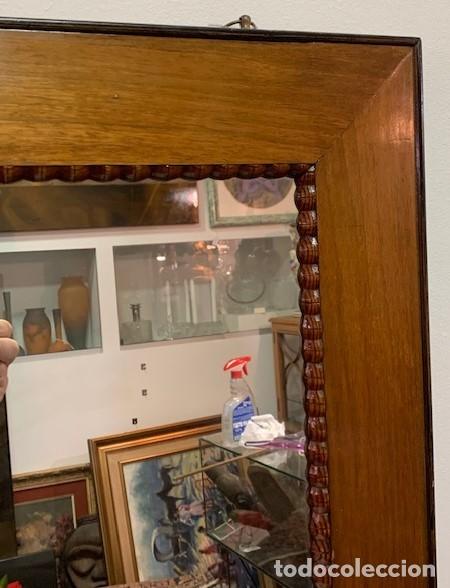Antig&uuml;edades: Marco con espejo. Siglo XIX. - Foto 4