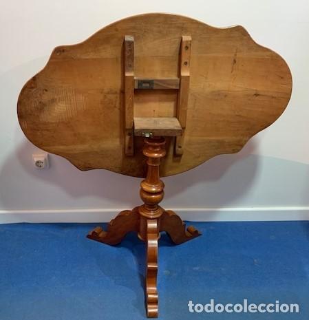 Antig&uuml;edades: Gueridon abatible, siglo XIX - Foto 4