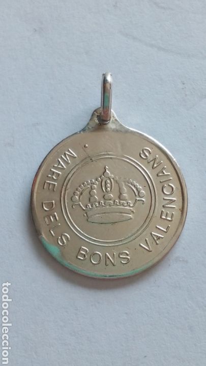 Antig&uuml;edades: Medalla de plata religiosa - Foto 2