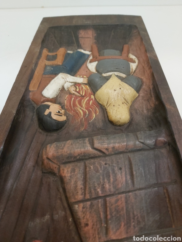 Antig&uuml;edades: Plafon bajorelieve madera tallada - Foto 5