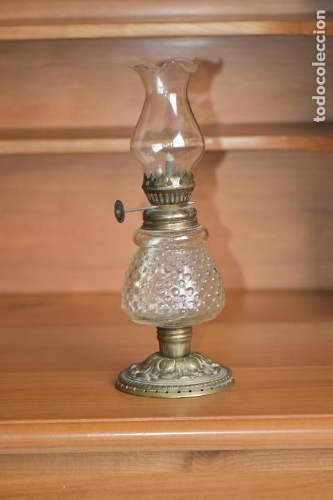 Antig&uuml;edades: QUINQU&Eacute; COMPLETO DE 22 CM DE ALTO - Foto 2
