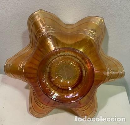 Antig&uuml;edades: Carnival glass, frutero. - Foto 4