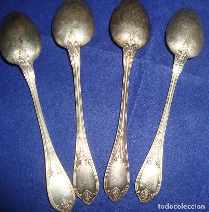Antig&uuml;edades: LOTE DE 4 CUCHARAS ANTIGUAS - Foto 3