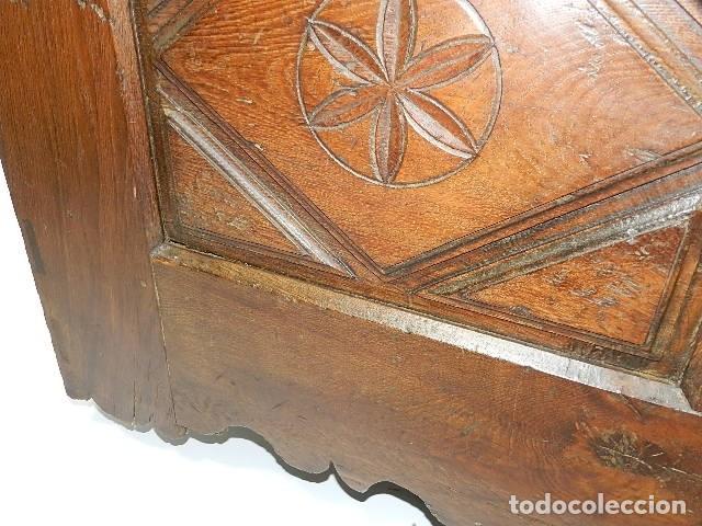 Antig&uuml;edades: ANTIGUO ARCON ARCA DE ROBLE s.XVIII - Foto 7