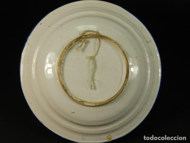 Antig&uuml;edades: ANTIGUO PLATO DE MANISES A&Ntilde;O 1950 - Foto 5