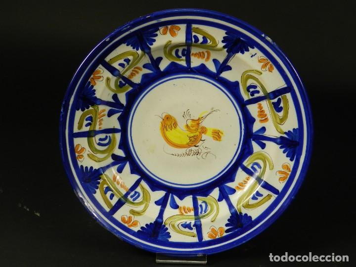 Antig&uuml;edades: ANTIGUO PLATO DE MANISES A&Ntilde;O 1950 - Foto 1