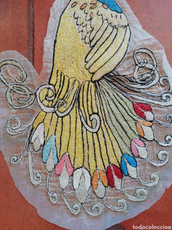 Antig&uuml;edades: Bordado pavo real - Foto 3