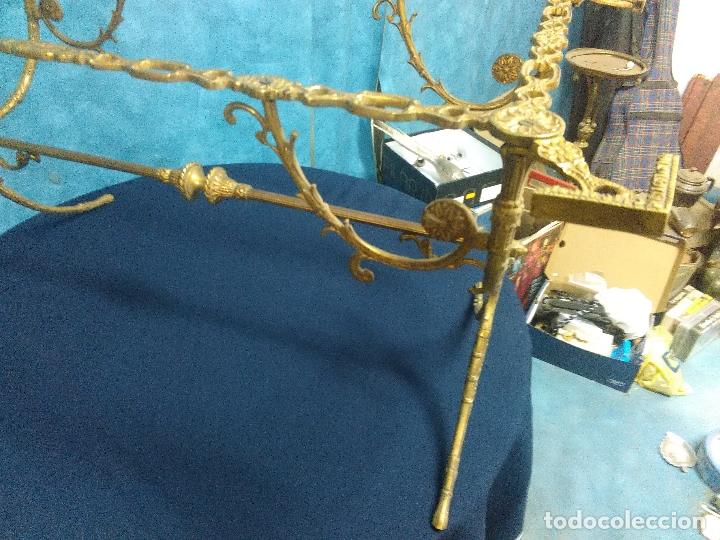 Antig&uuml;edades: MESA CENTRO CAFE SOFA FUNDICION BRONCE - Foto 5