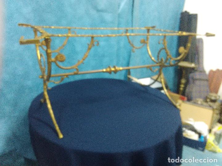 Antig&uuml;edades: MESA CENTRO CAFE SOFA FUNDICION BRONCE - Foto 1