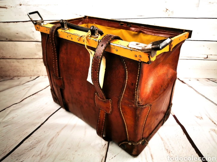 Antig&uuml;edades: Maletin m&eacute;dico cuero - Foto 10