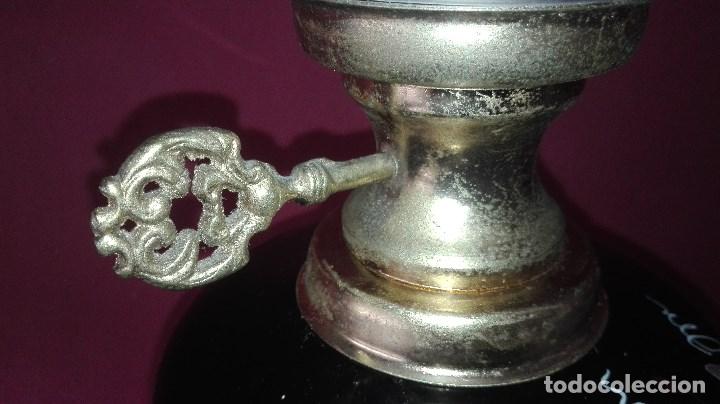 Antig&uuml;edades: LAMPARA QUINQUE PINTADA A MANO - Foto 15
