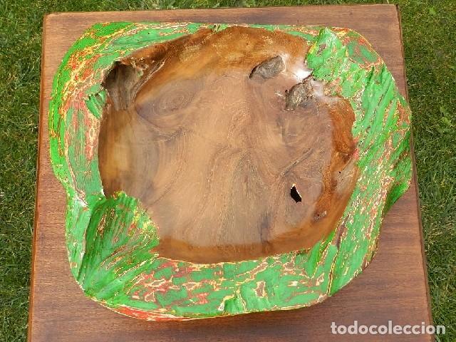 Antig&uuml;edades: CENTRO DE MESA CON MADERA S.XIX - Foto 1