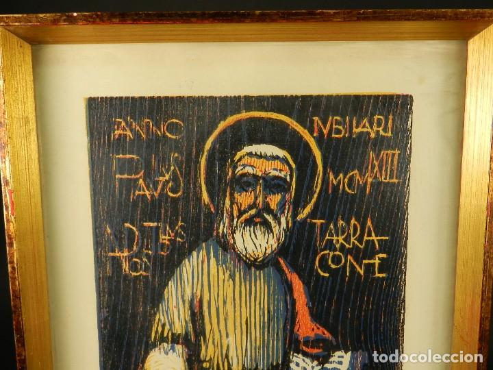 Antig&uuml;edades: LAMINA ENMARCADA DE SAN PEDRO - Foto 2