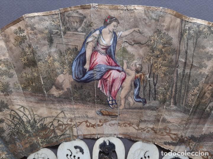 Antig&uuml;edades: Abanico isabelino s. XIX - Foto 3