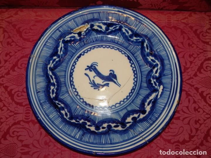 Antig&uuml;edades: Plato Manises siglo XIX - Foto 2