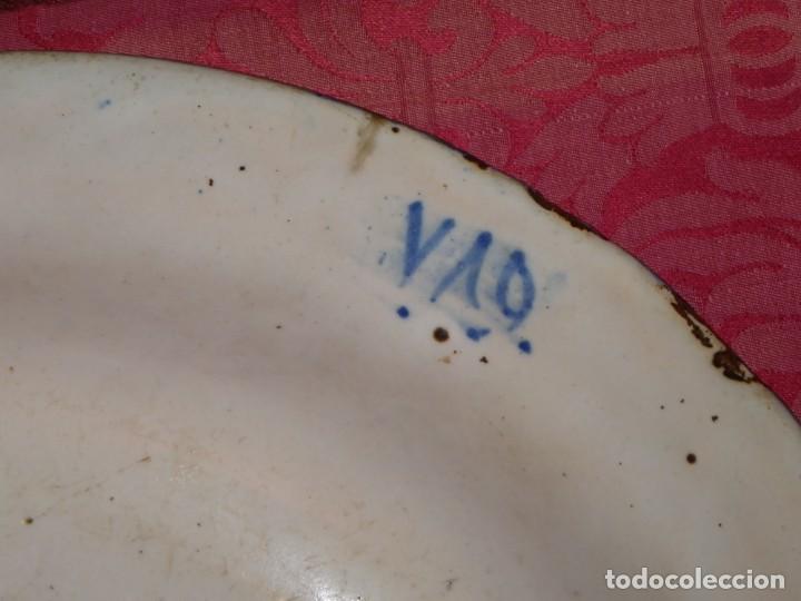 Antig&uuml;edades: Plato Manises siglo XIX - Foto 6