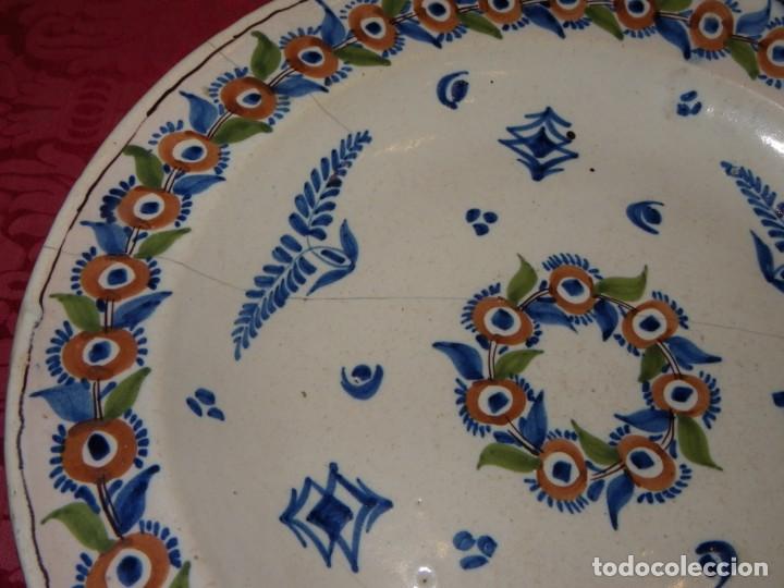 Antig&uuml;edades: Plato Manises siglo XIX - Foto 3