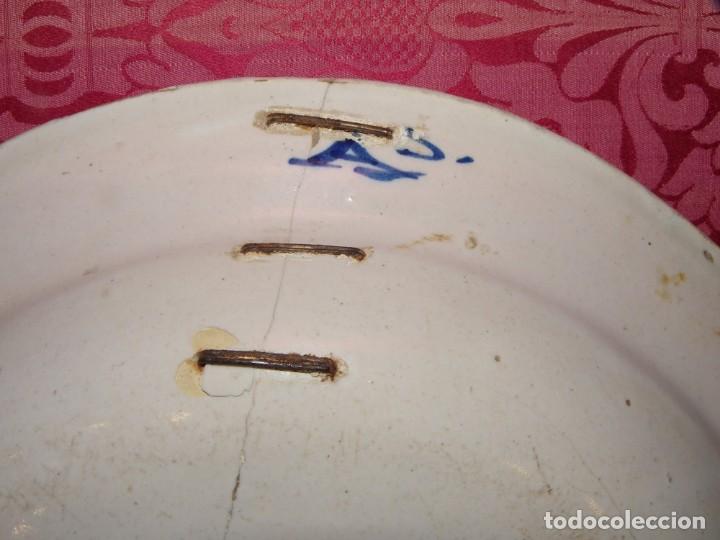 Antig&uuml;edades: Plato Manises siglo XIX - Foto 7