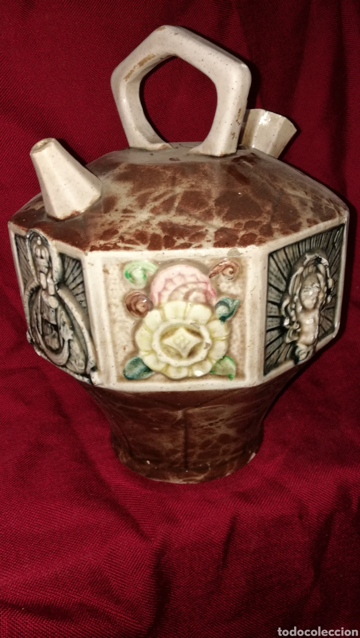 Antig&uuml;edades: BONITO BUCARO CERAMICA ESMALTADA - Foto 3