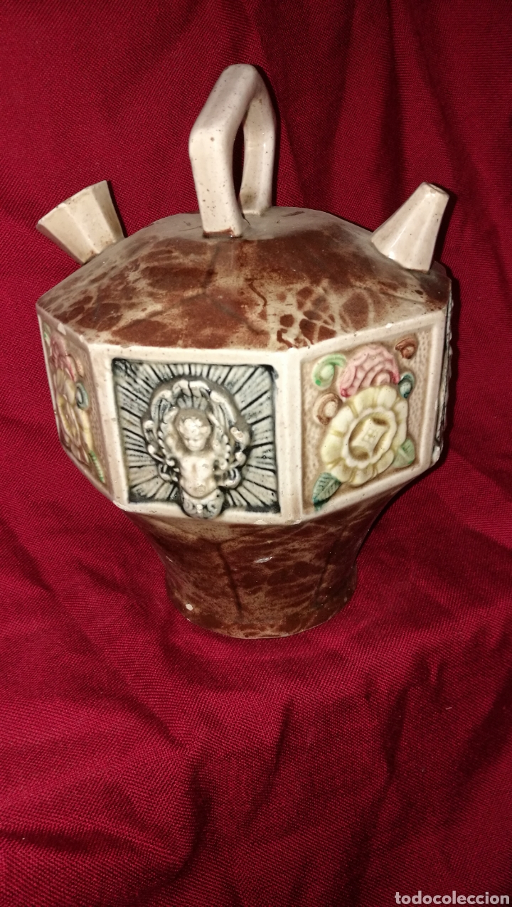 Antig&uuml;edades: BONITO BUCARO CERAMICA ESMALTADA - Foto 1