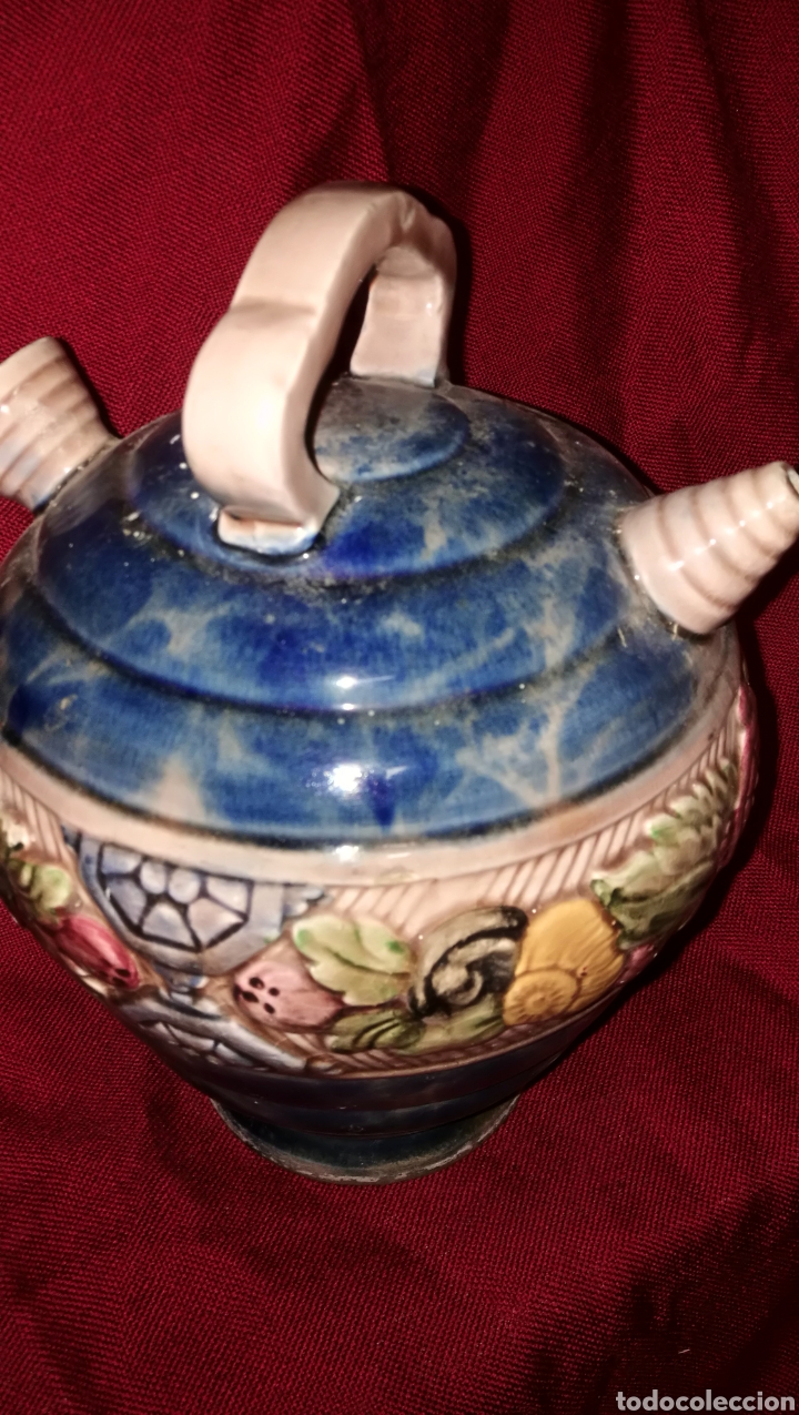 Antig&uuml;edades: BONITO BUCARO CERAMICA ESMALTADA - Foto 2