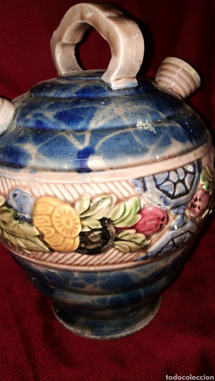 Antig&uuml;edades: BONITO BUCARO CERAMICA ESMALTADA - Foto 4