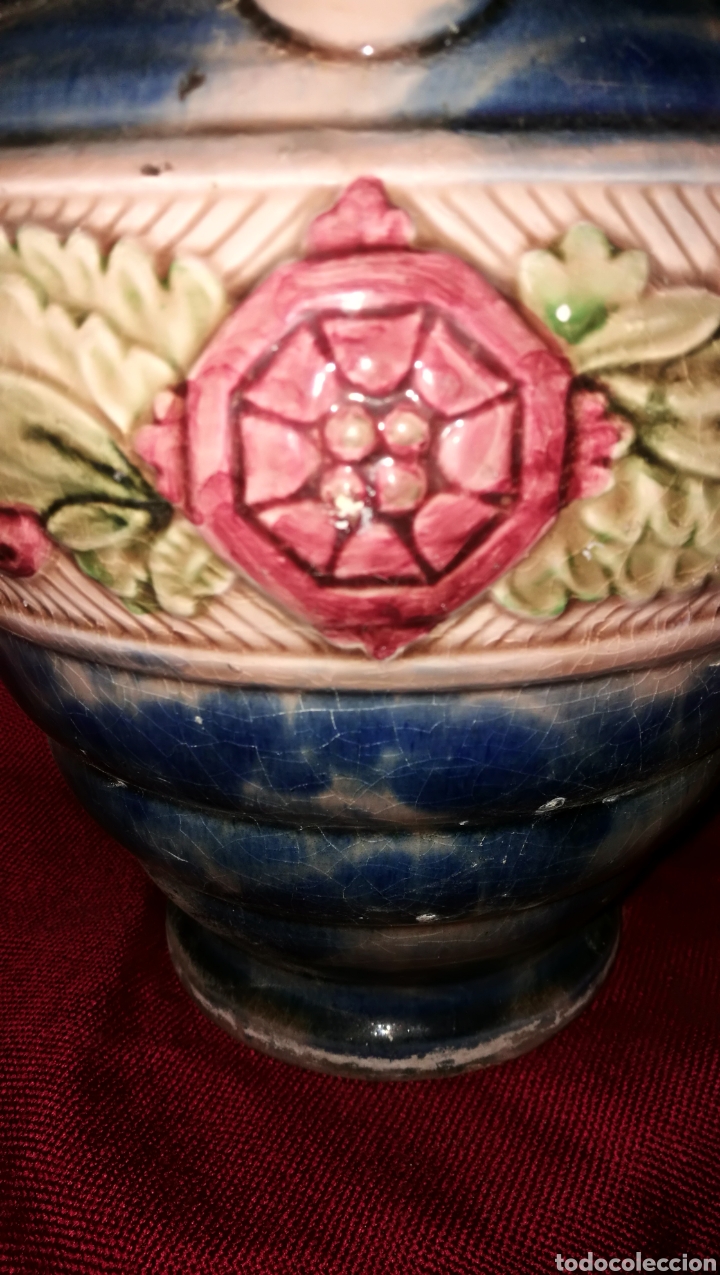 Antig&uuml;edades: BONITO BUCARO CERAMICA ESMALTADA - Foto 5
